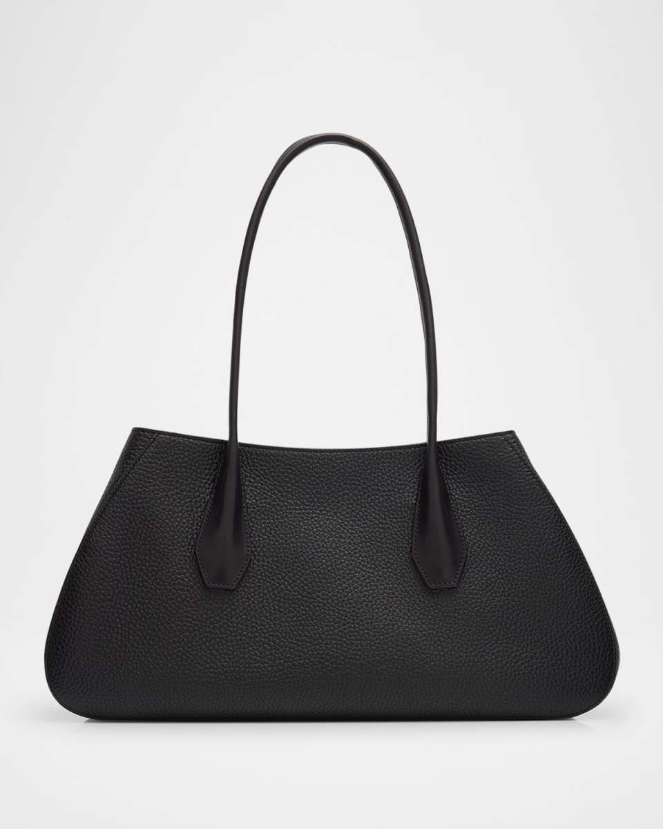 Alger Geometric Shoulder Bag in Leather